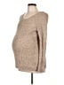 Oh Baby By Motherhood Metallic Tan Pullover Sweater Size Lg Maternity - photo 1