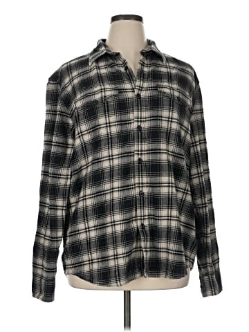 American Eagle Outfitters Long Sleeve Button-Down Shirt (view 1)
