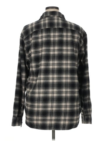 American Eagle Outfitters Long Sleeve Button-Down Shirt (view 2)
