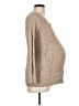 Oh Baby By Motherhood Metallic Tan Pullover Sweater Size Lg Maternity - photo 4