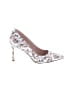 Nine West Floral White Heels Size 6 1/2 - photo 1
