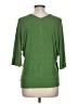 Bordeaux Green 3/4 Sleeve Top Size L - photo 2