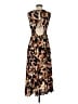 Lush Print Brown Casual Dress Size S - photo 2