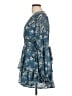 Francesca's 100% Polyester Blue Cocktail Dress Size L - photo 5