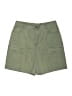 Relativity 100% Cotton Solid Green Cargo Shorts Size 12 - photo 1