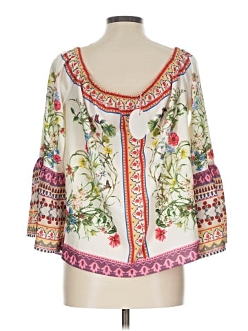 Umgee 3/4 Sleeve Blouse (view 2)