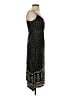 J.Crew Collection Paisley Black Casual Dress Size 0 - photo 4