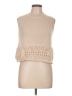 Solitaire Tan Short Sleeve Turtleneck Size L - photo 1
