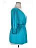 Max Edition Teal 3/4 Sleeve Blouse Size 1X - photo 4