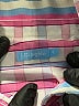 J. McLaughlin Checkered-gingham Pink 3/4 Sleeve Button-Down Shirt Size 4 - photo 7