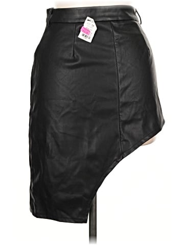 Akira Faux Leather Skirt (view 2)