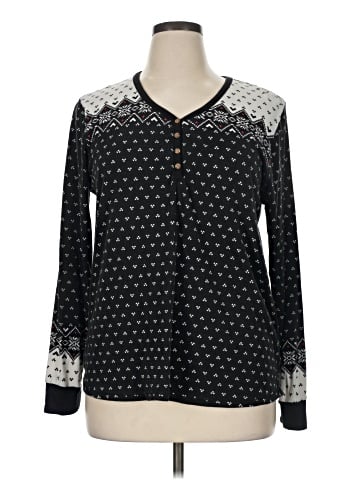 Cuddl Duds Long Sleeve Henley (view 1)
