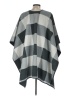 Woolrich 100% Polyester Gray Poncho One size - photo 2