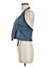 Zara Blue Sleeveless Blouse Size M - photo 5