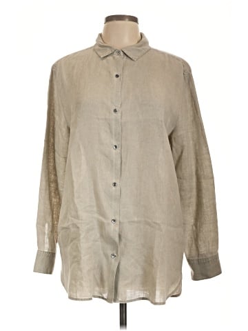 James Perse Long Sleeve Button-Down Shirt (view 1)