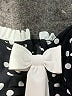 Profile Polka Dots Black Swimsuit Top Size 14 - photo 3