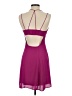 Express 100% Polyester Solid Purple Cocktail Dress Size 4 - photo 2