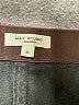 Max Studio 100% Polyester Black Faux Leather Skirt Size M - photo 4