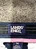 Lands' End Solid Black Shorts Size 14 - photo 3