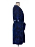 Apt. 9 Animal Print Blue Cocktail Dress Size L - photo 4