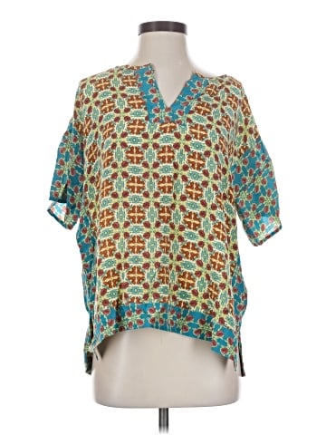Sundance Short Sleeve Silk Top (view 1)