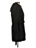 Lands' End 100% Polyester Black Trenchcoat Size XS - photo 4