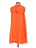 BCBGeneration 100% Polyester Solid Orange Casual Dress Size S - photo 2