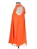 BCBGeneration 100% Polyester Solid Orange Casual Dress Size S - photo 5
