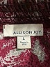 Allison Joy Burgundy Sleeveless Blouse Size L - photo 7
