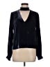 Intermix Black Long Sleeve Blouse Size M - photo 1
