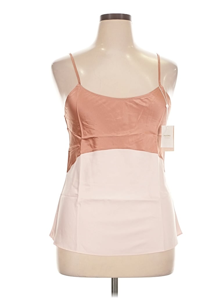 Assorted Brands Sleeveless Top Pink Strapless Neckline Tops