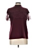 Decree Burgundy Short Sleeve Top Size L - photo 1