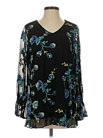 Susan Graver Long Sleeve Blouse (view 1)