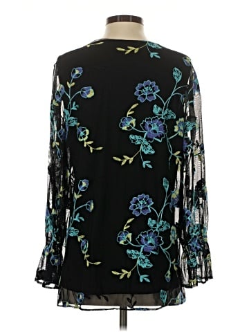 Susan Graver Long Sleeve Blouse (view 2)