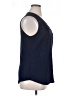 Daniel Rainn Blue Sleeveless Blouse Size XL - photo 4