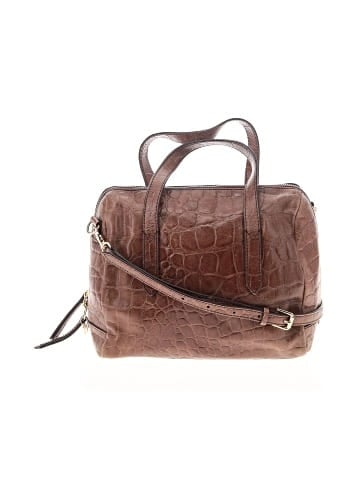 Fossil Leather Satchel (view 1)