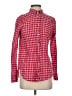 J.Crew Checkered-gingham Red Long Sleeve Button-Down Shirt Size 4 - photo 1
