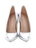 Marc Fisher 100% Synthetic Graphic Silver Heels Size 9 - photo 2