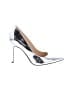 Marc Fisher 100% Synthetic Graphic Silver Heels Size 9 - photo 1