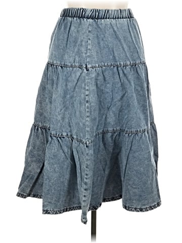 Unbranded Denim Skirt (view 1)