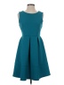 Covington Solid Teal Cocktail Dress Size S - photo 1