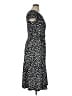 Perceptions Polka Dots Black Casual Dress Size XL - photo 4