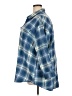 Old Navy 100% Cotton Plaid Blue 3/4 Sleeve Button-Down Shirt Size 3X - photo 5