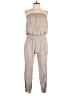 Sunday Best 100% Rayon Solid Gray Jumpsuit Size L - photo 1