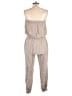 Sunday Best 100% Rayon Solid Gray Jumpsuit Size L - photo 2