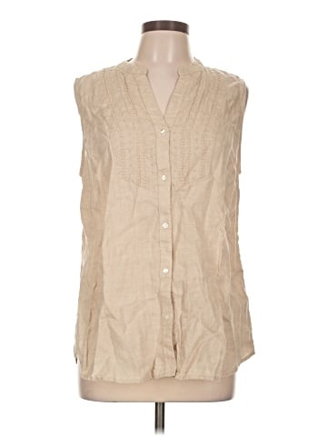 Charter Club Sleeveless Button-Down Shirt (view 1)
