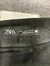 Zara Solid Black Shorts Size M - photo 3