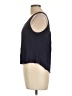 Eyeshadow 100% Viscose Black Sleeveless Blouse Size L - photo 5