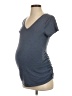 a:glow Gray Short Sleeve Top Size Sm Maternity - photo 1