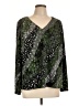 MICHAEL Michael Kors Green Long Sleeve Blouse Size L - photo 1